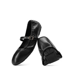 Women'S Bendable Non-Slip Mary Jane Ballet Flats