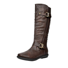 Fur Lined Knee High Boots