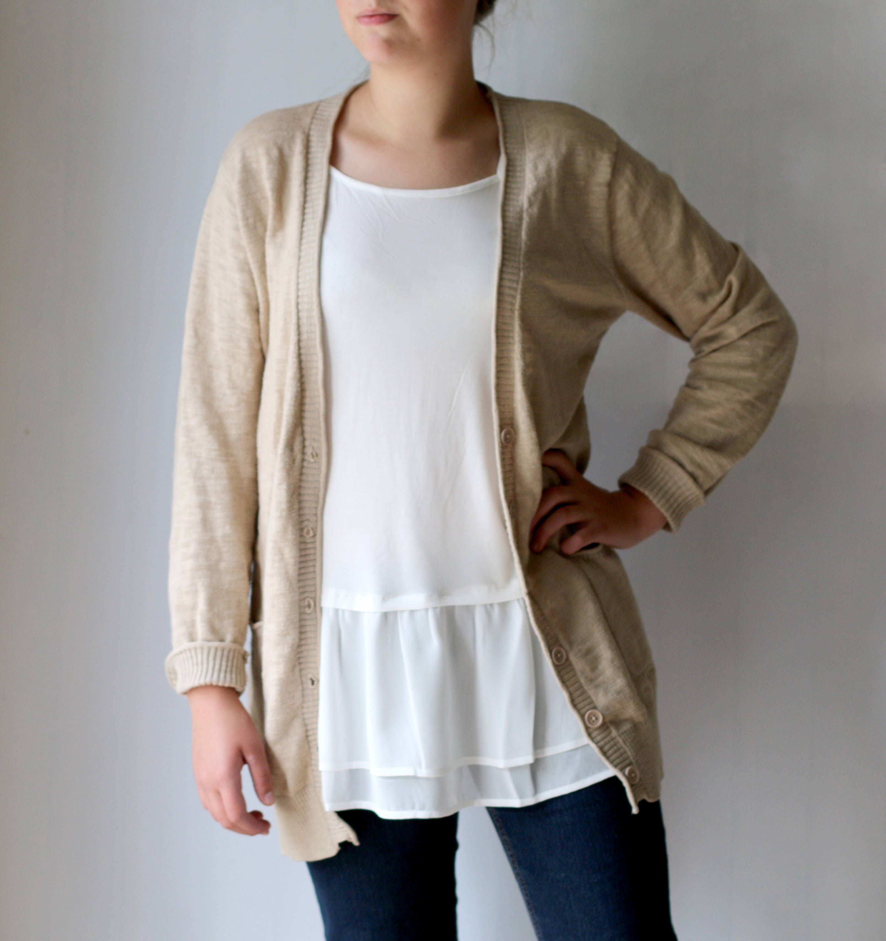 Chiffon Ruffle Top Extender - Style C