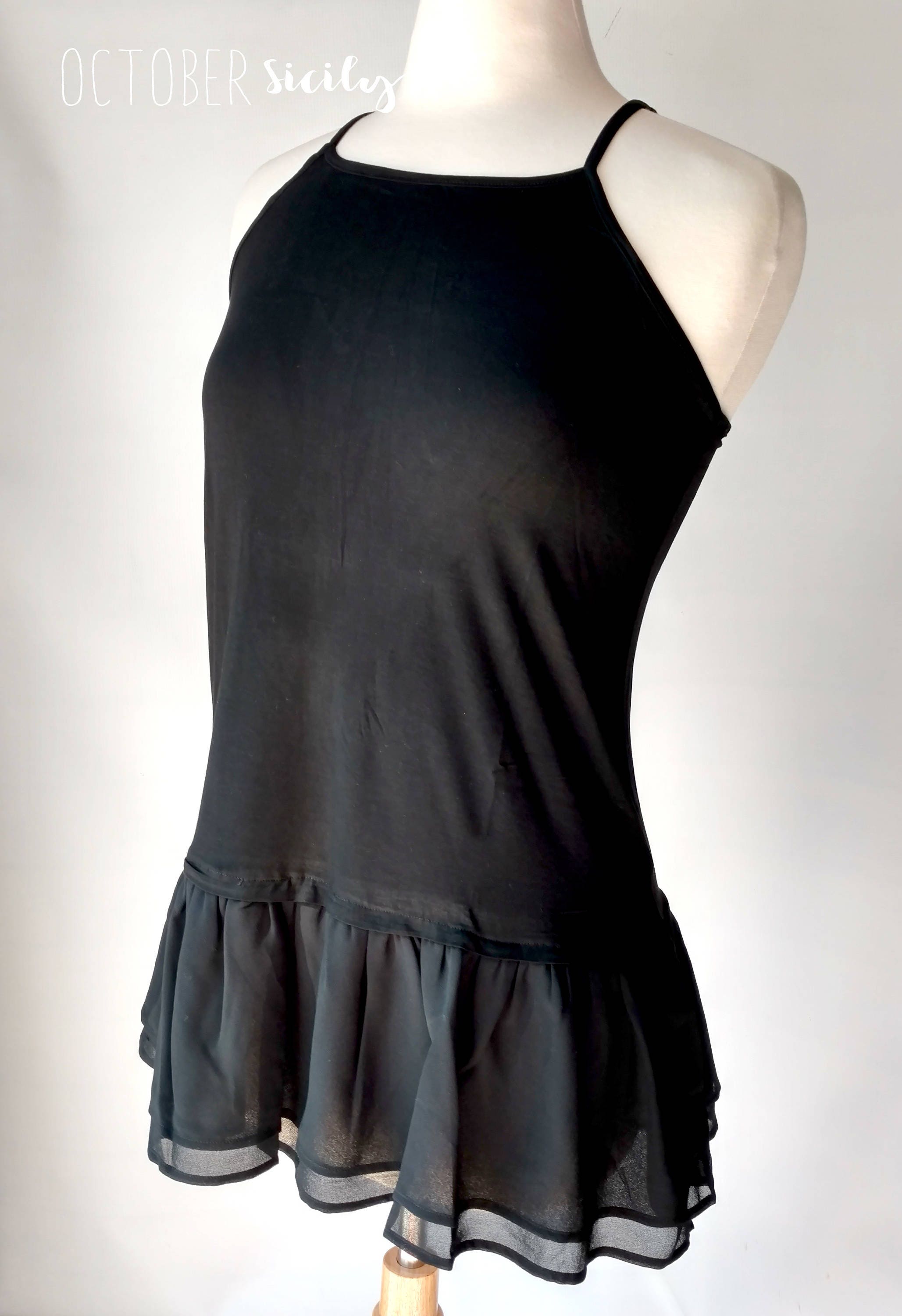 Chiffon Ruffle Top Extender - Style C