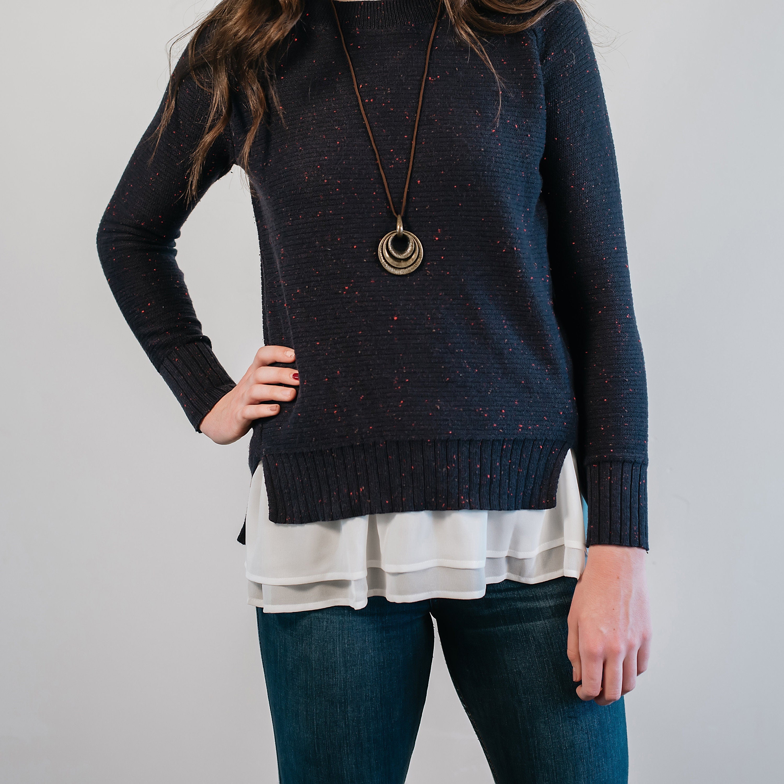 Chiffon Ruffle Top Extender - Style C