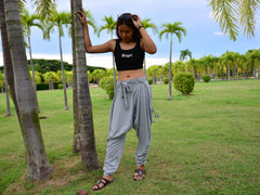 Harem Pants Women Men Baggy Yoga Dhoti Lounge Pants
