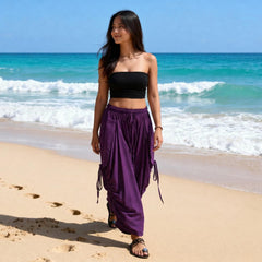 Harem Pants Women Men Wearable as Pants or Skirt