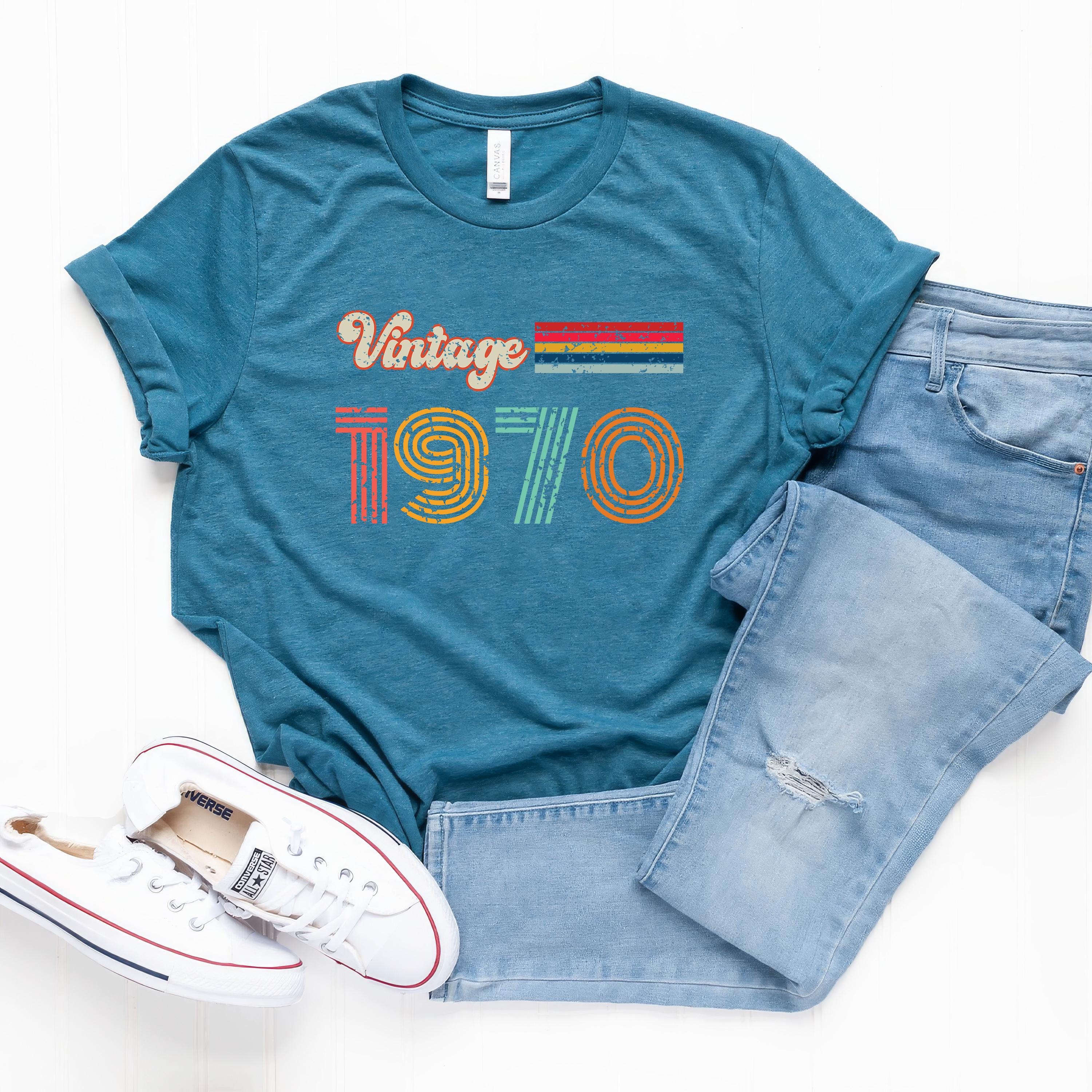Retro Vintage Birthday Shirt, 1970 Vintage Shirt, 56th Birthday Gift