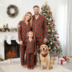 Family Christmas Pajamas Matching Set - Holiday Sleepwear for Adults Kids Toddler Baby
