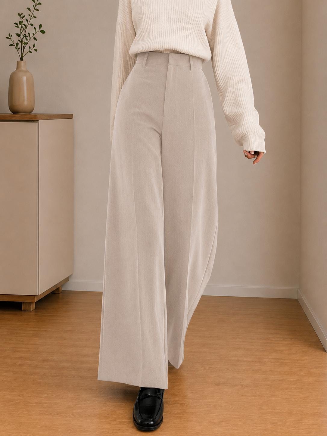 Women's Business Trousers, Casual Dress Pants, Office Workwear, All Season Pants