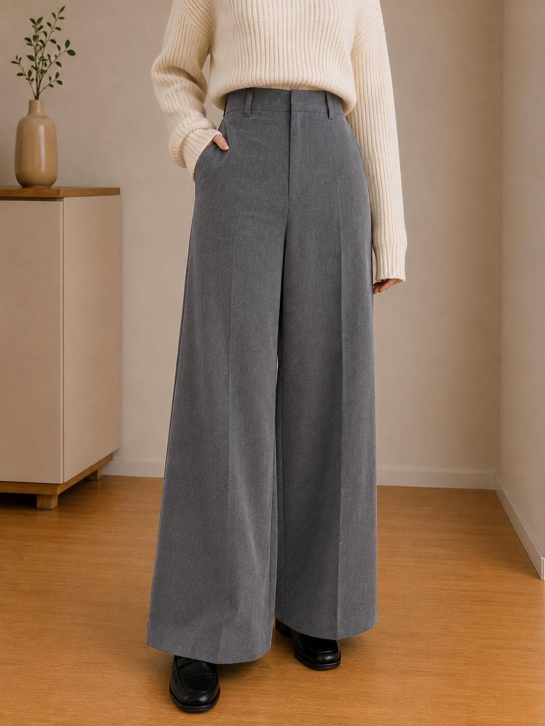 Women's Business Trousers, Casual Dress Pants, Office Workwear, All Season Pants