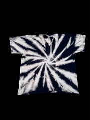 Black Reverse Dyed Tie Dye Tee Size 3X