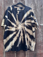 Black Reverse Dyed Tie Dye Tee Size 3X