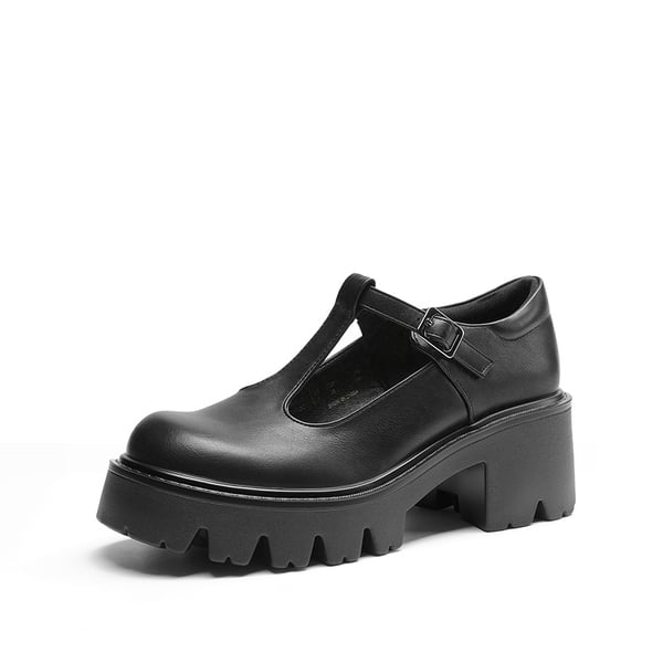 Y2K Chunky Sole Mary Jane Pumps