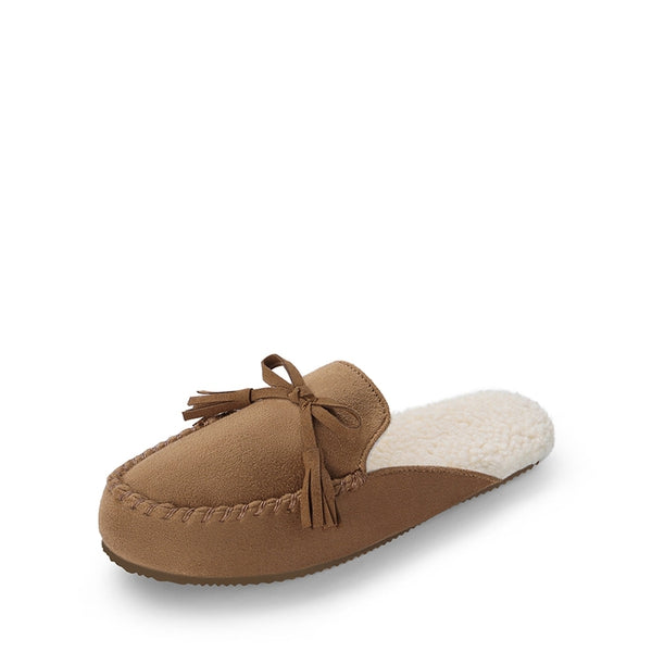 Bowknot Fuzzy Cozy Slippers