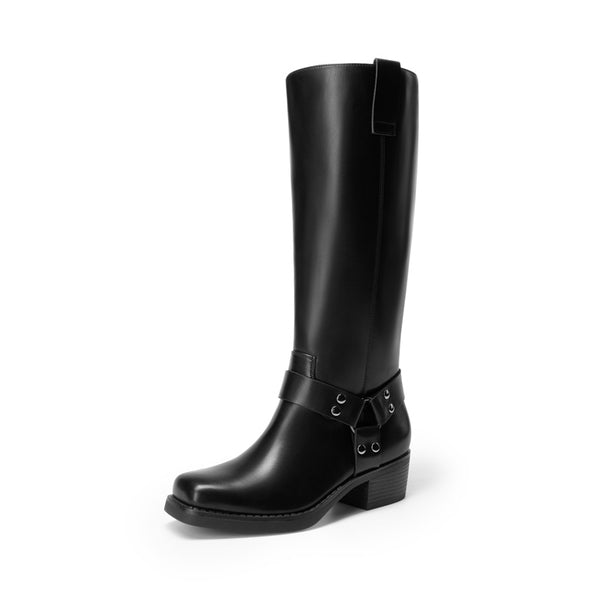 Women’S Retro Punk Moto Boots