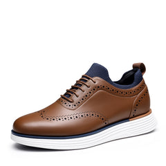 Men'S Comfortable Wingtip Dress Sneakers