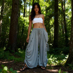 Harem Pants Women Men Wearable as Pants or Skirt