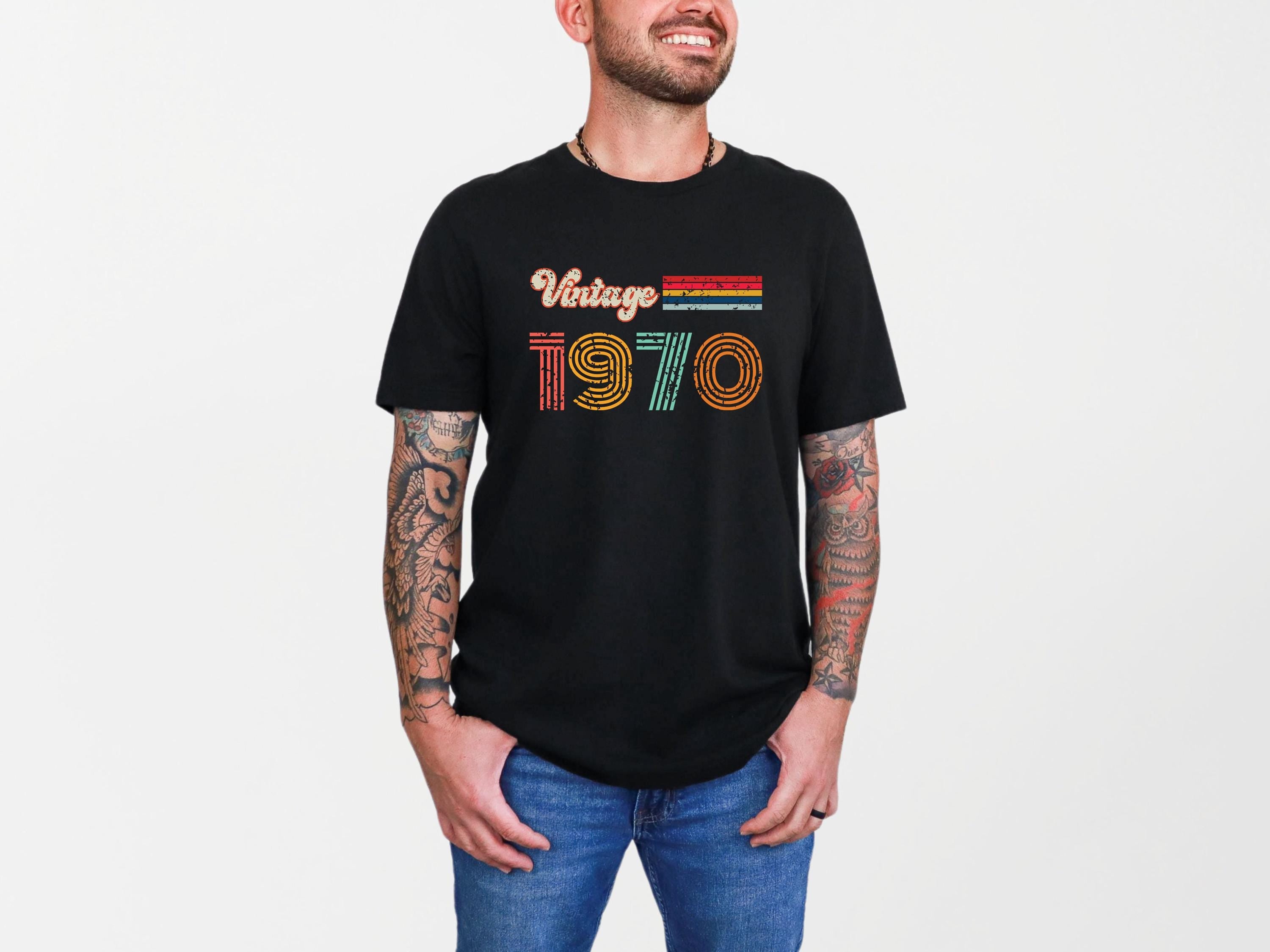 Retro Vintage Birthday Shirt, 1970 Vintage Shirt, 56th Birthday Gift