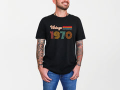 Retro Vintage Birthday Shirt, 1970 Vintage Shirt, 56th Birthday Gift