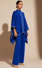 3 Piece Lounge Set for Women, Long Sleeve Top and Pants with Jacket/Scarf, Cotton Blend