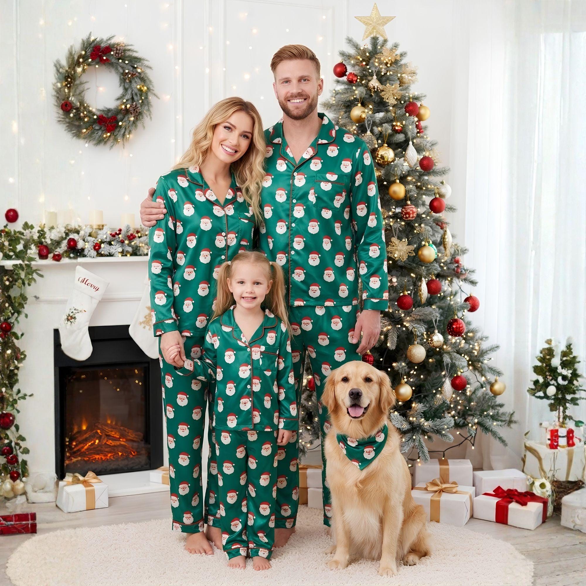 Family Christmas Pajamas Matching Set - Holiday Sleepwear for Adults Kids Toddler Baby