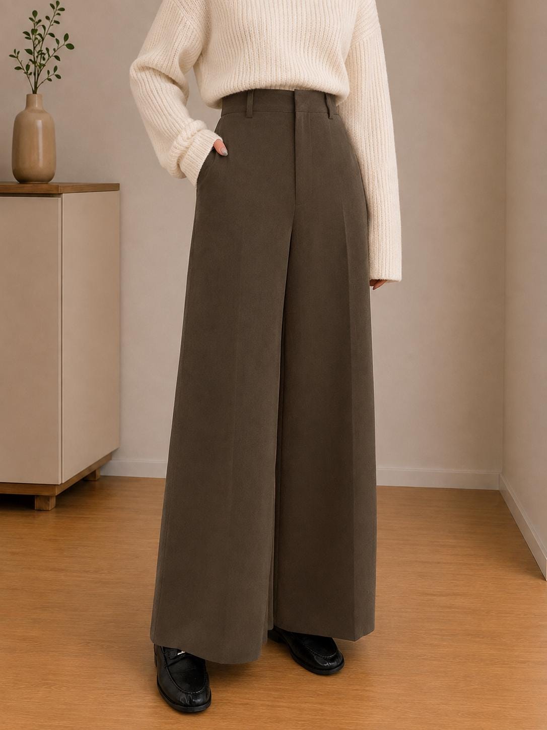 Women's Business Trousers, Casual Dress Pants, Office Workwear, All Season Pants