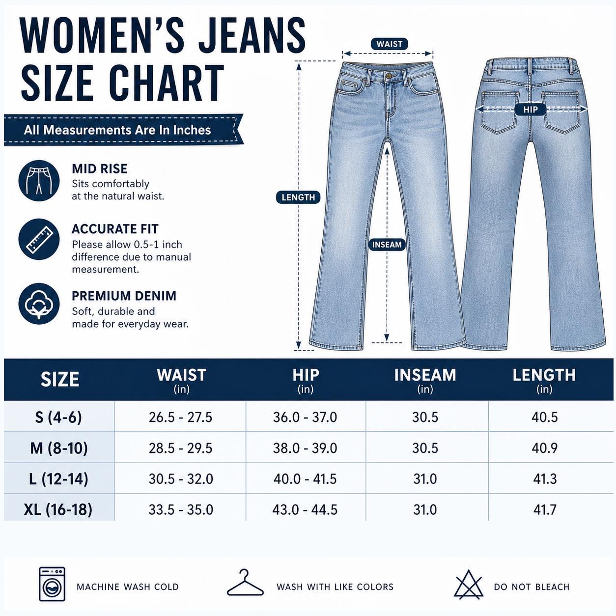 Women's Graphic Wide Leg Jeans with Digital Print