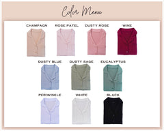 Soft Lounge Pajama Set, Monogrammed Button Up Sleepwear, Two Piece Pajamas for Women